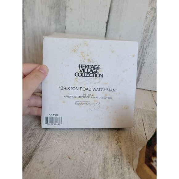 Dept 56 58390 Brixton road watchman heritage village accessory xmas - Picture 6 of 6